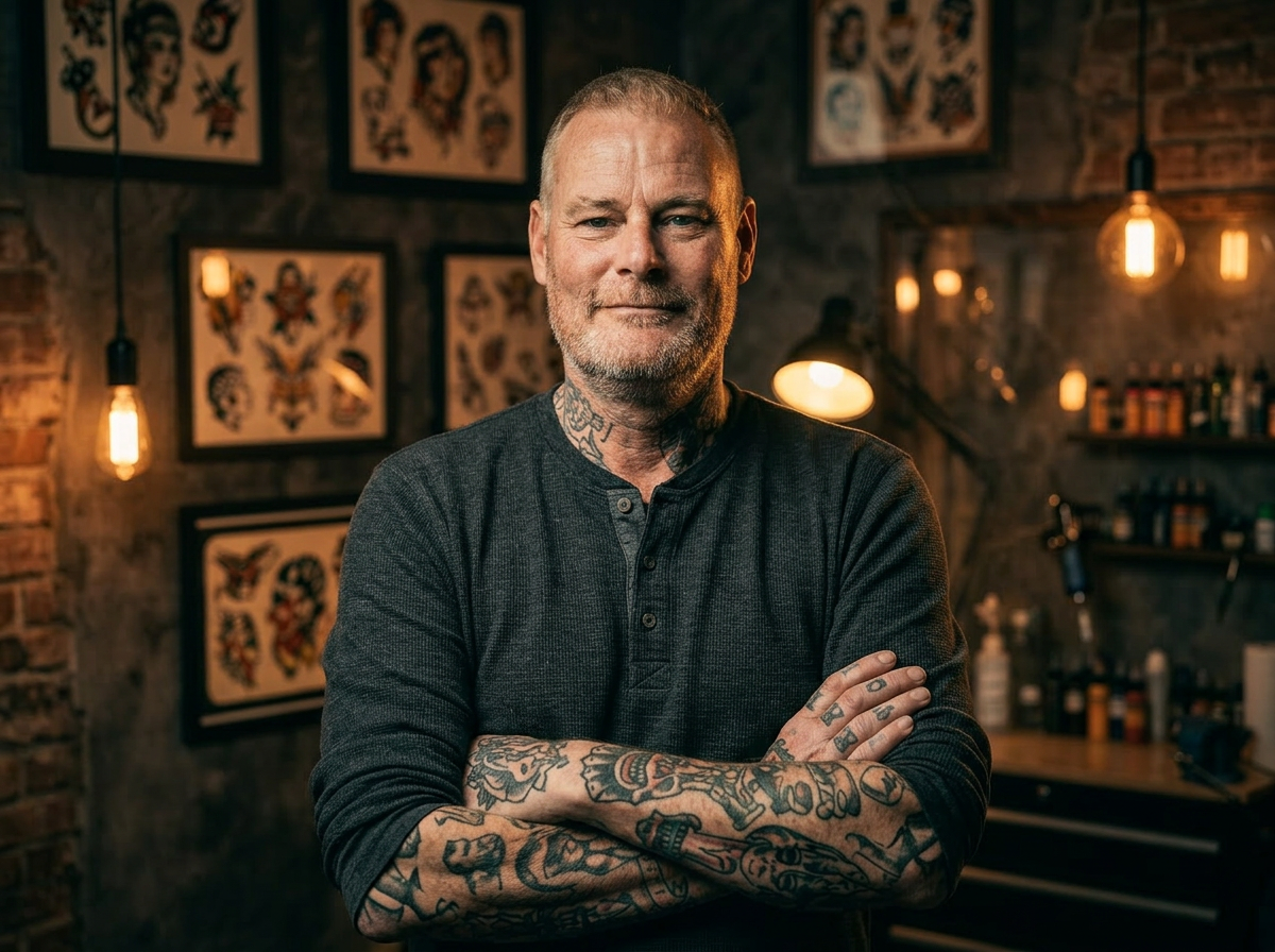 Gregor Schwarzbach – Gründer und Tätowierer von New Jack Tattoo Duisburg, seit 1999 Custom Tattoos in der Innenstadt
